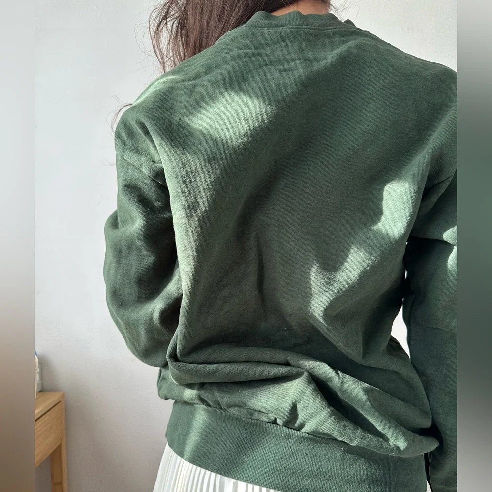 Los Ángeles apparel dark army green crew neck sweatshirt 
Size small - Picture 7 of 9